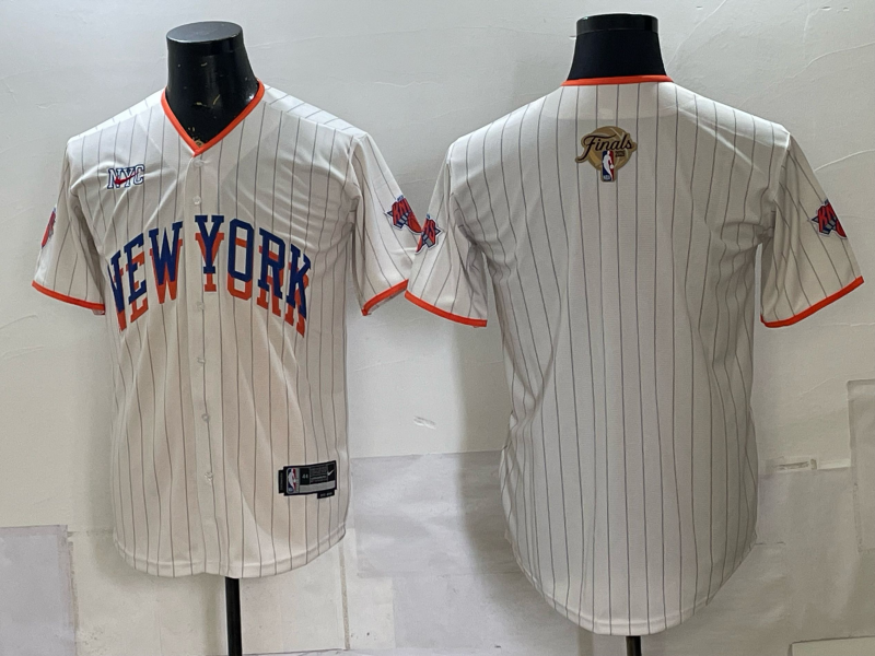 Men New York Knicks #25 Bridges white 2026 Nike NBA jersey 072203(1)->new york knicks->NBA Jersey